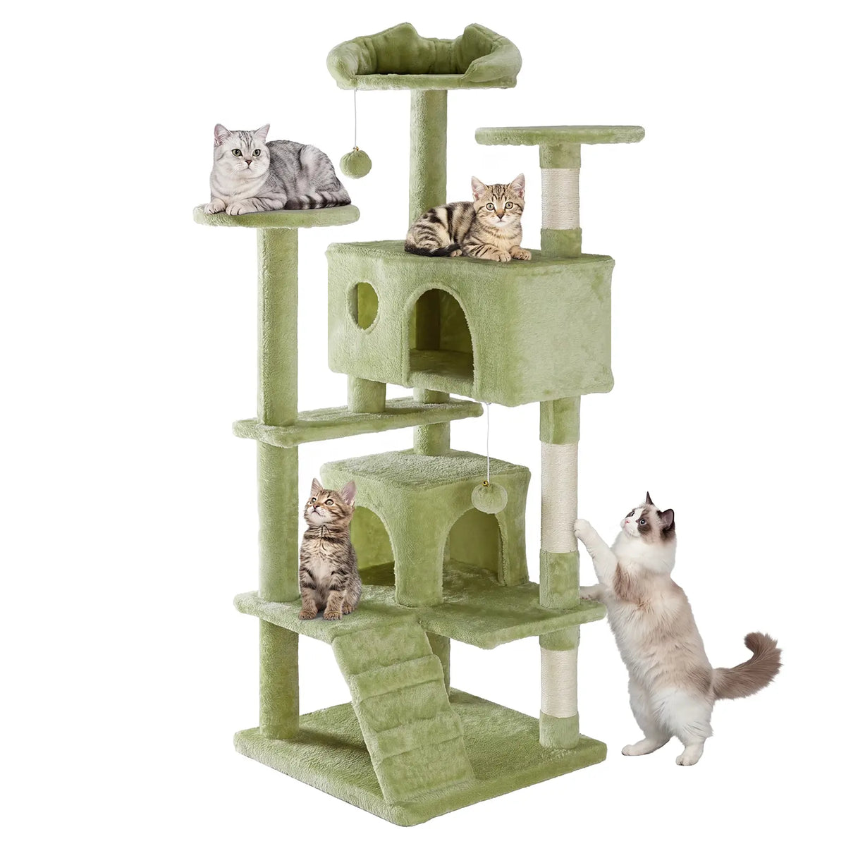 Cat Climbing Shelf, Post Cascading Cat Climbing Shelf, Indoor Playhouse, Cozy Nest, Durable, Space-Saving Design, Gift for Pet Owners